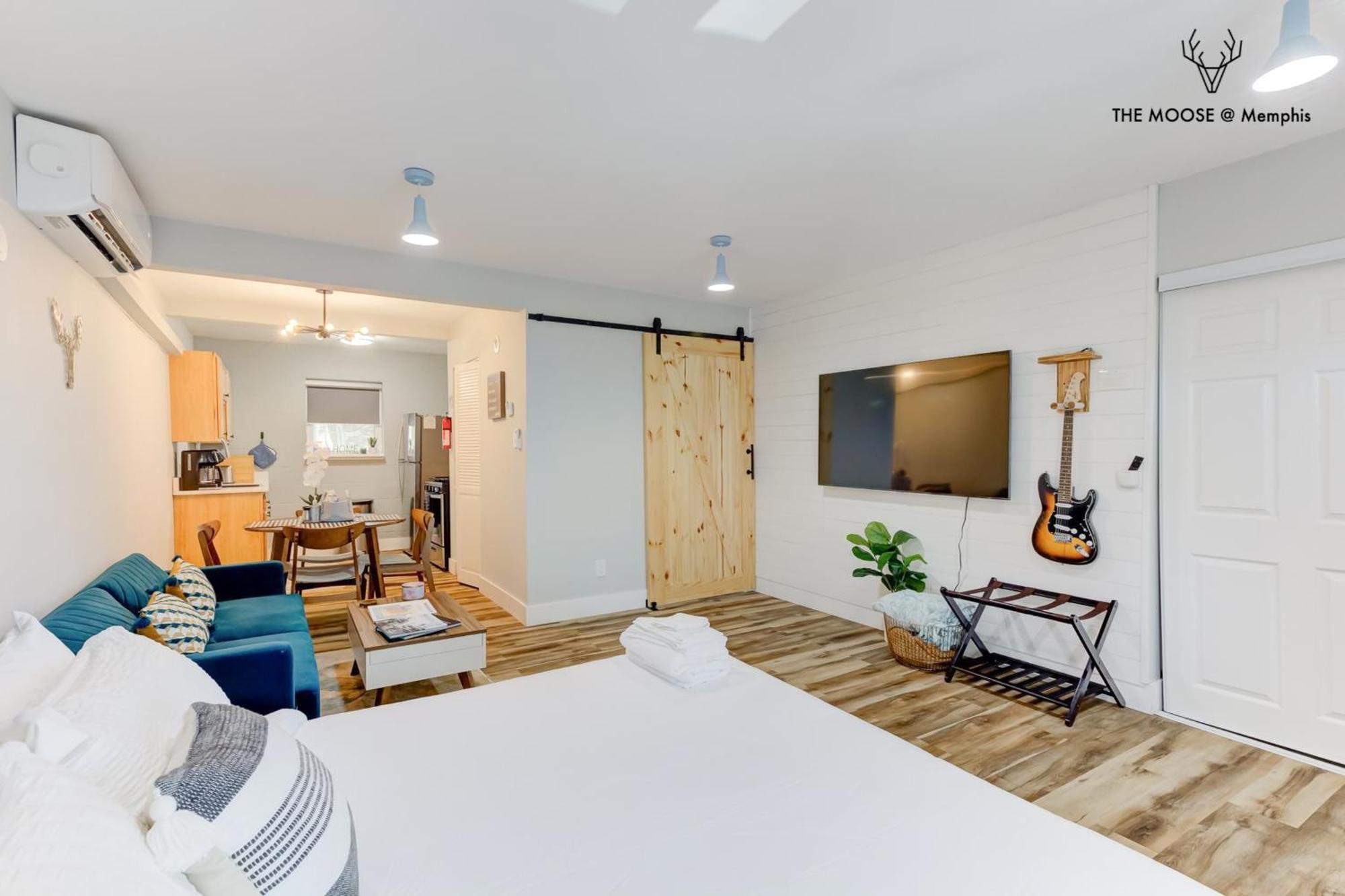 The Moose #11 - Luxe Modern Loft With King Bed, Free Parking & Wi-Fi Apartment Мемфис Екстериор снимка