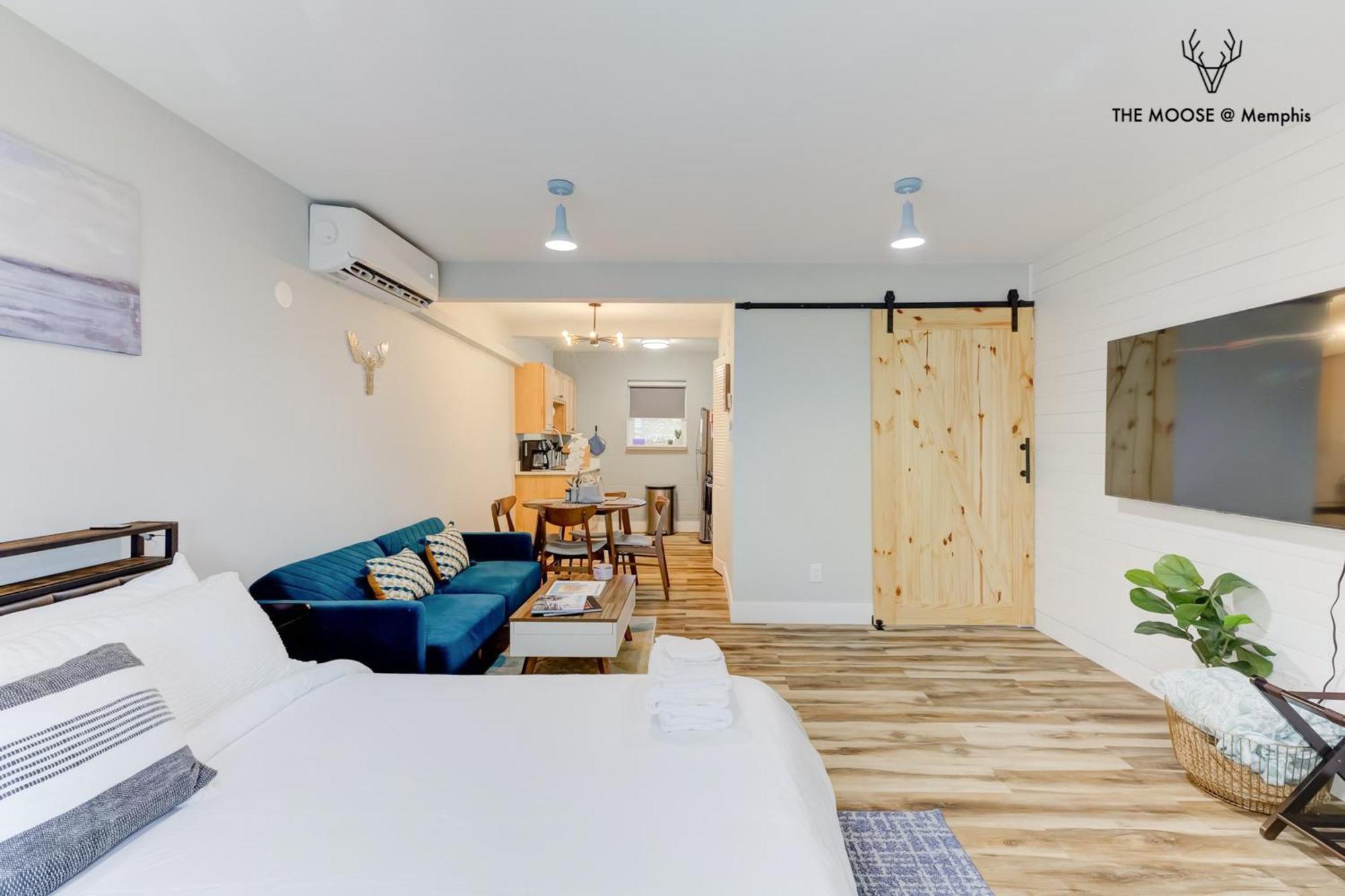 The Moose #11 - Luxe Modern Loft With King Bed, Free Parking & Wi-Fi Apartment Мемфис Екстериор снимка