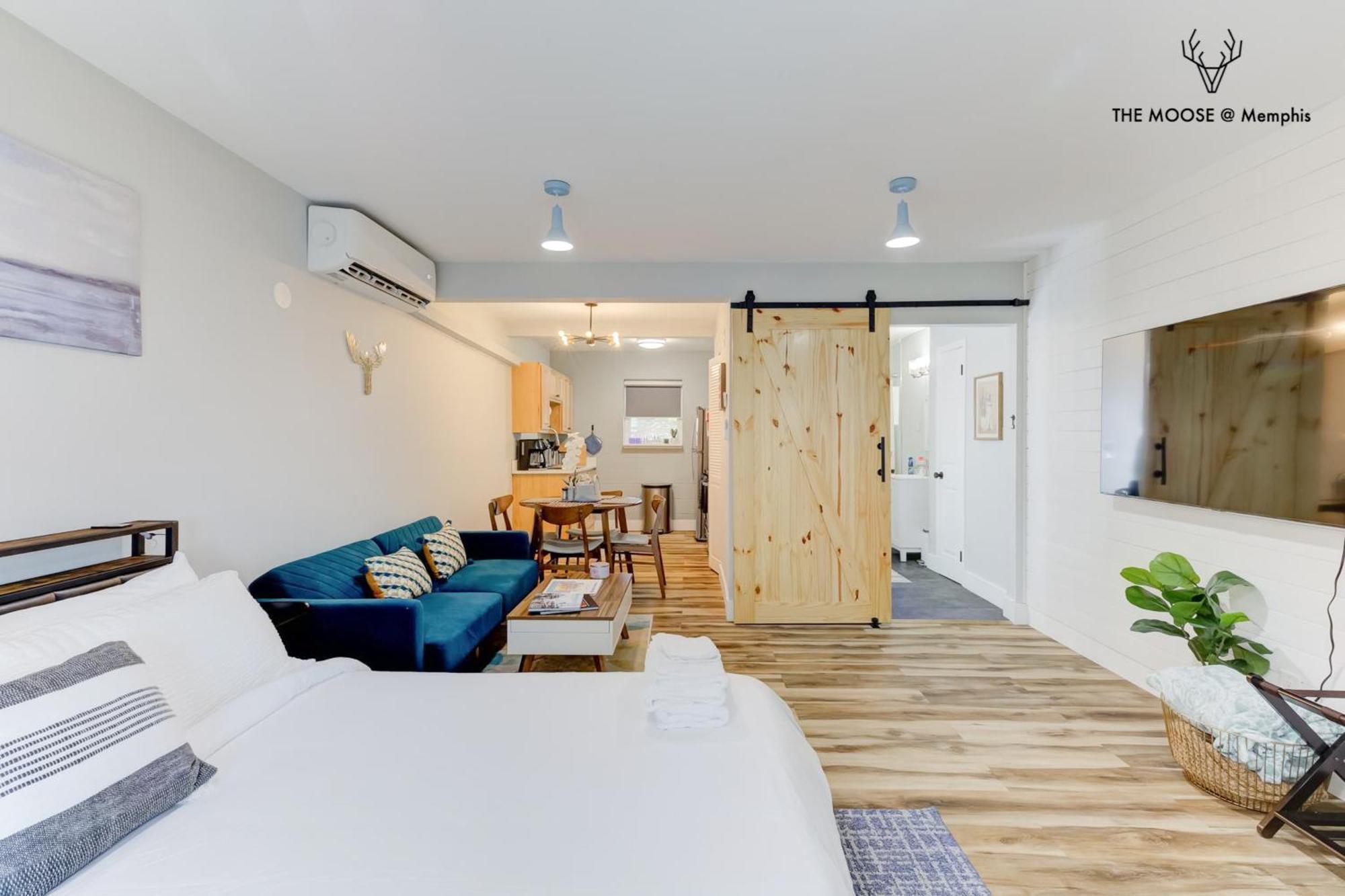 The Moose #11 - Luxe Modern Loft With King Bed, Free Parking & Wi-Fi Apartment Мемфис Екстериор снимка
