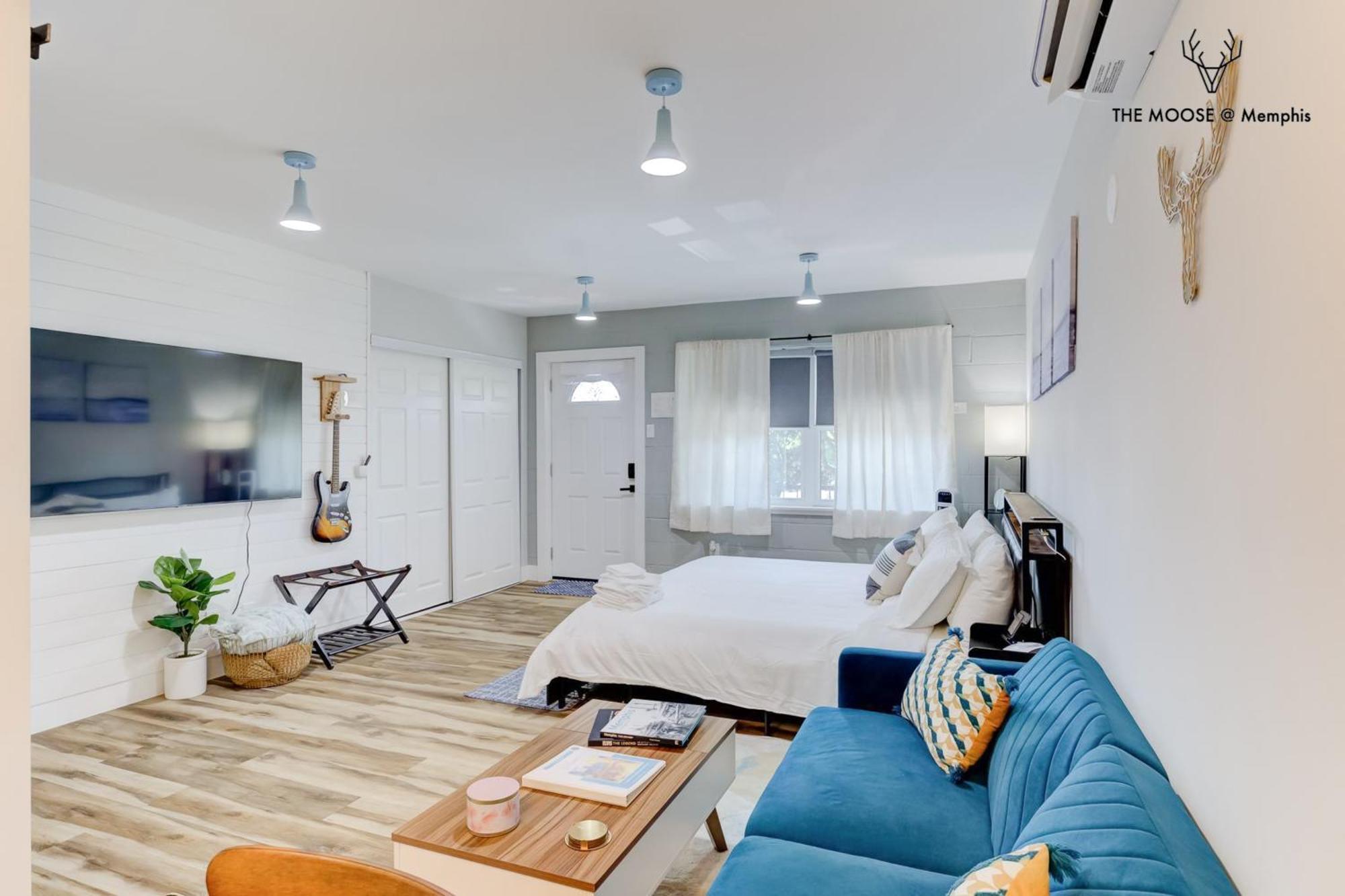 The Moose #11 - Luxe Modern Loft With King Bed, Free Parking & Wi-Fi Apartment Мемфис Екстериор снимка