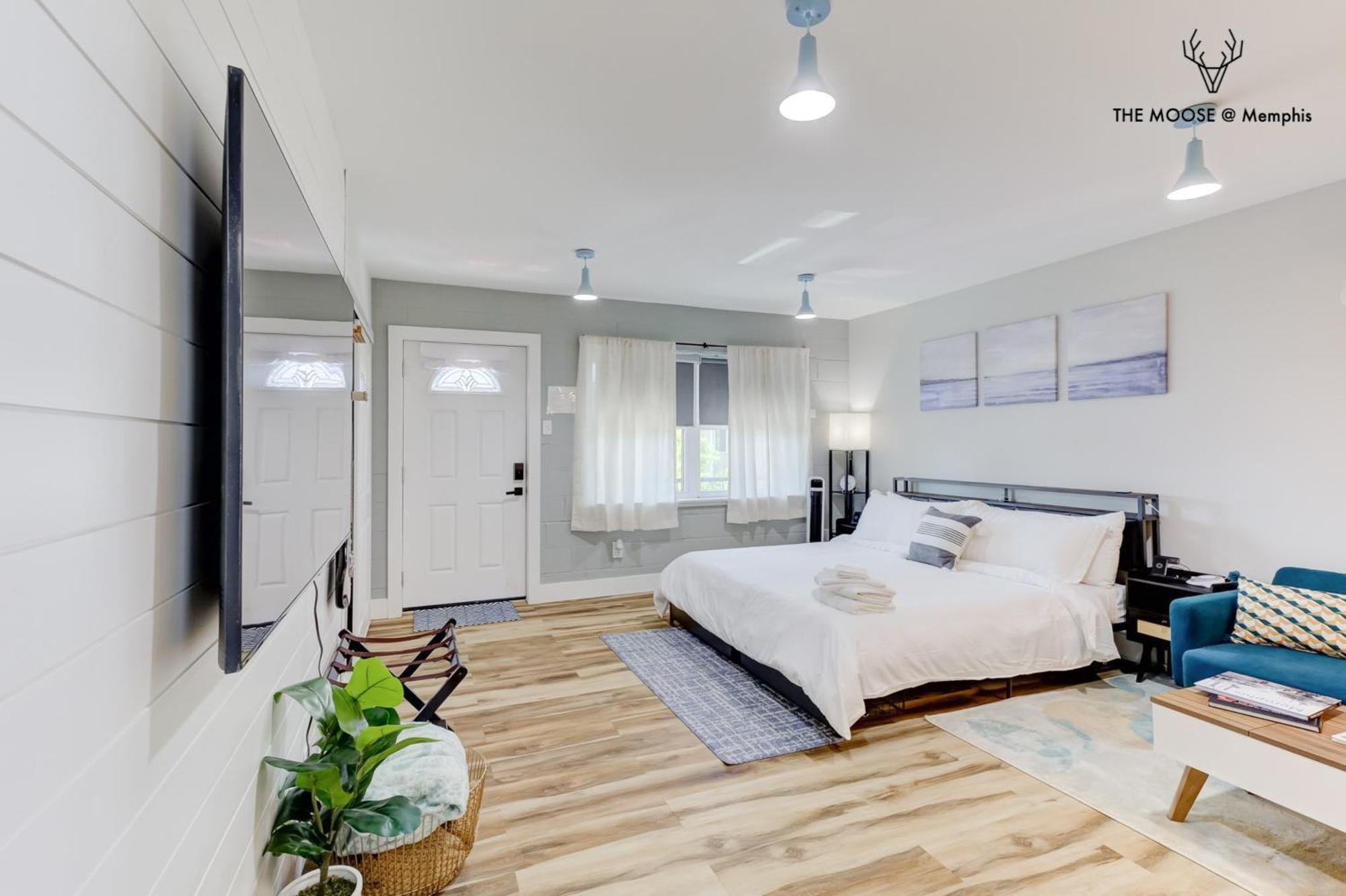 The Moose #11 - Luxe Modern Loft With King Bed, Free Parking & Wi-Fi Apartment Мемфис Екстериор снимка